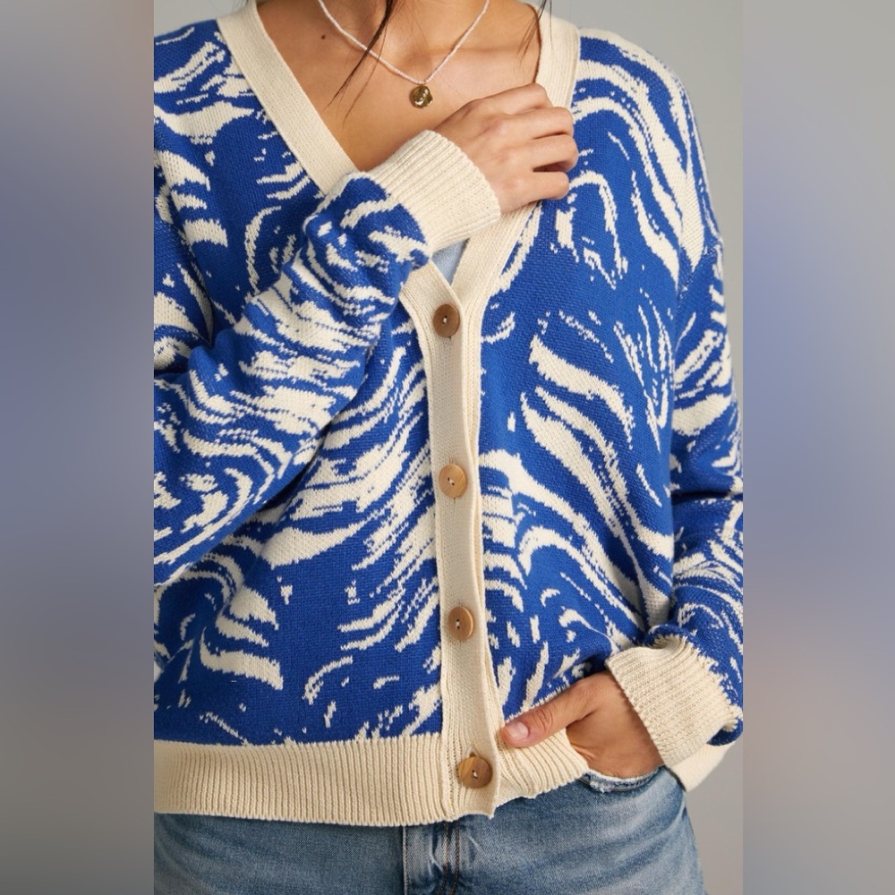 Bobo Choses - great Women's cardigan sweater. 100% Cotton